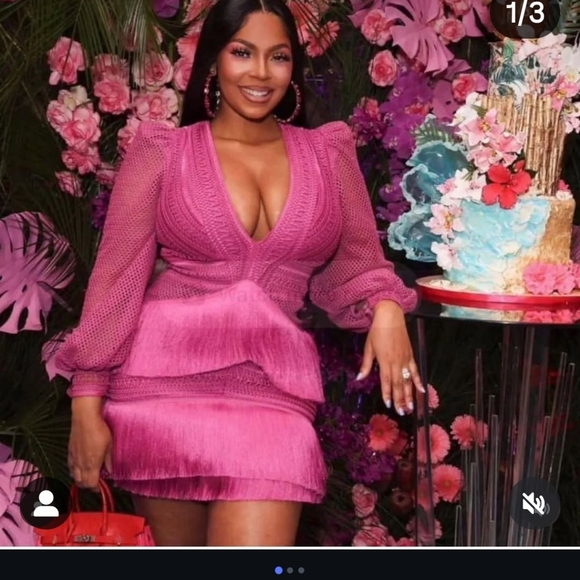 PatBO Long Sleeve Fringe Mini Dress - Picture 2 of 13